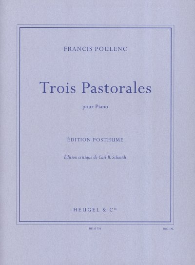 F. Poulenc: 3 Pastorales, Klav