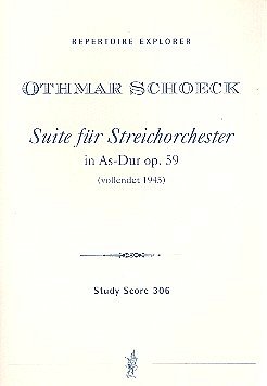 O. Schoeck: Suite As-Dur op.59, Stro (Stp)