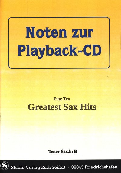 P. Tex: Greatest Saxophone Hits, Tsax