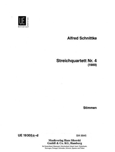 A. Schnittke: Streichquartett Nr. 4