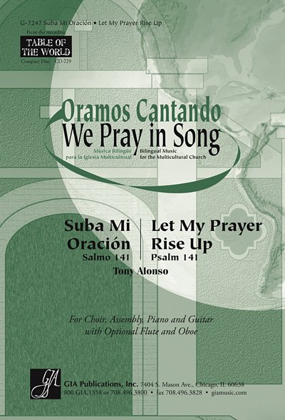 T. Alonso: Suba Mi Oración/ Let My Prayer R, Gch;Klav (Chpa)