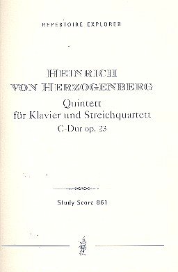 Quintett C-Dur op.23 für Klavier, 2 Violinen, (Stp)