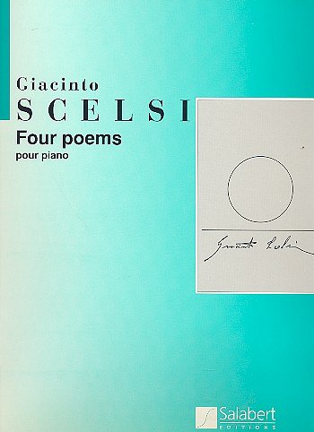 G. Scelsi: Four Poems Piano, Klav (Part.)