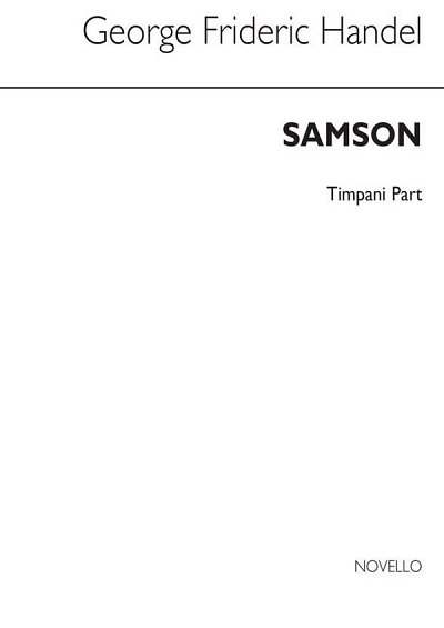 G.F. Händel et al.: Samson (Timpani Part)