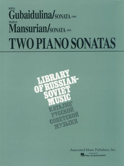 S. Gubaidulina: Two Piano Sonatas by Young Soviet Comp, Klav