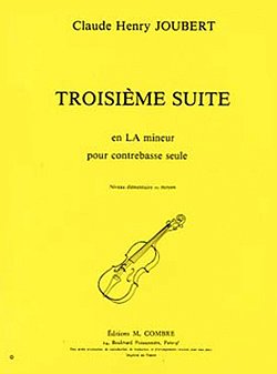 C.-H. Joubert: Suite n°3 en la min., Kb