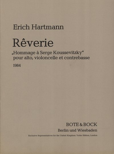 Hartmann Erich: Rêverie (1984)