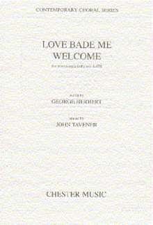 J. Tavener: Love Bade Me Welcome, GchKlav (Chpa)