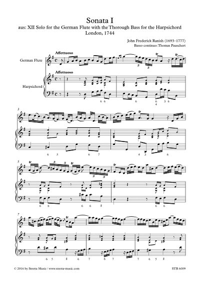 DL: J.F. Ranish: Sonata I, FlBc