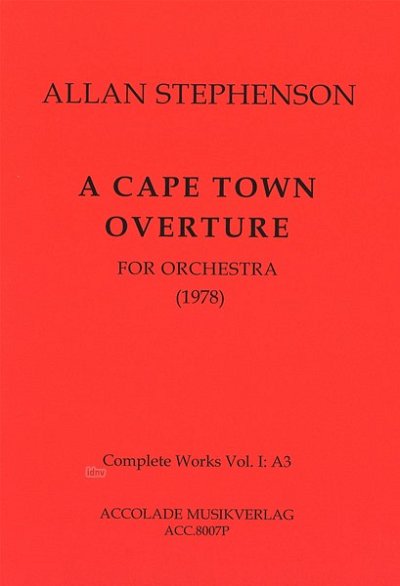 A. Stephenson: A Cape Town Ouverture, Sinfo (Stp)