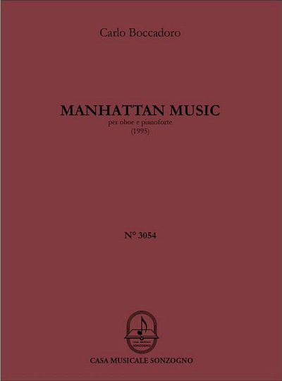 C. Boccadoro: Manhattan Music, ObKlav (KlavpaSt)