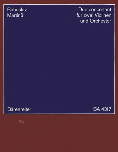 B. Martinů et al.: Duo concertant (1937)