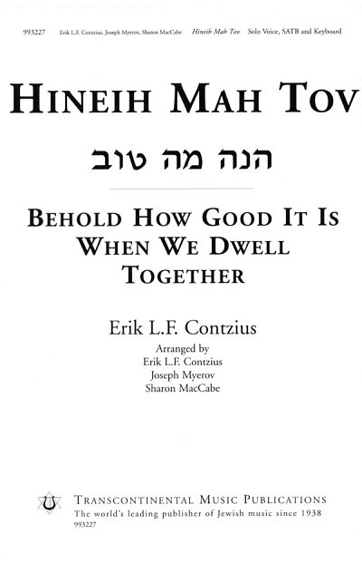Hineih Mah Tov (Chpa)