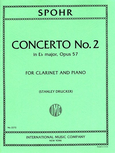 Concerto N. 2 Mi B Op. 57 (Drucker) (Bu)