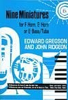E. Gregson: Nine Miniatures Eb Horn (Bu)