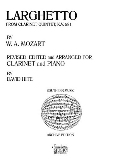 W.A. Mozart: Larghetto from Clarinet Quintet, K. 581, Klar