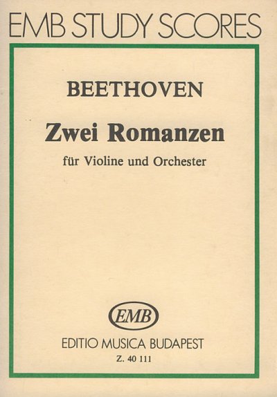 L. v. Beethoven: Zwei Romanzen, VlOrch (Stp)