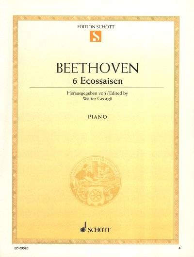 L. v. Beethoven: 6 Ecossaisen Es-Dur WoO 83 , Klav