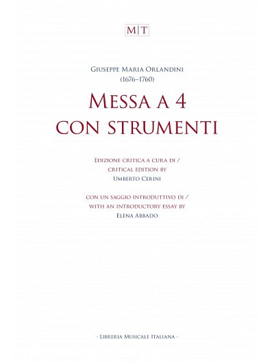 G.M. Orlandini: Messa a 4 con strumenti, GesInstr (Part.)
