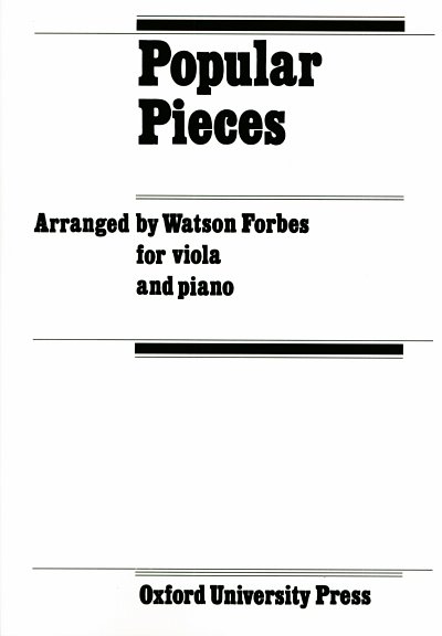 W. Forbes: Popular Pieces for Viola, Va