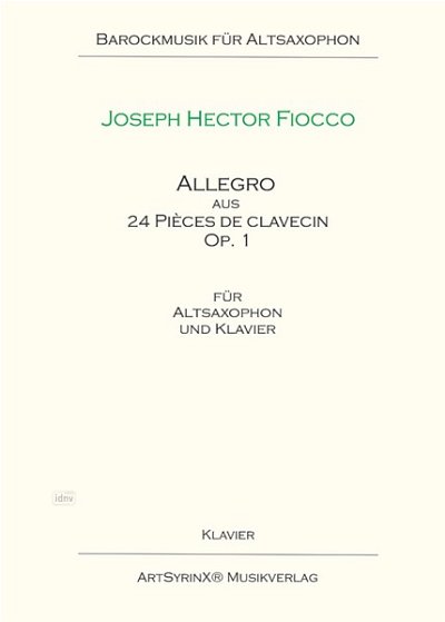 J. Fiocco: Allegro C-Dur, ASaxKlav