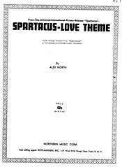 DL: A. North: Spartacus Love Theme, Klav