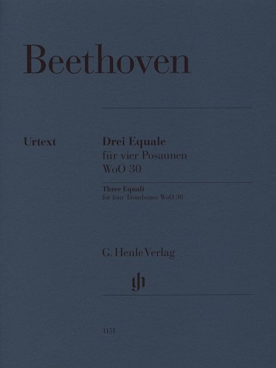 L. v. Beethoven: Drei Equale WoO 30, 4Pos (Pa+St)