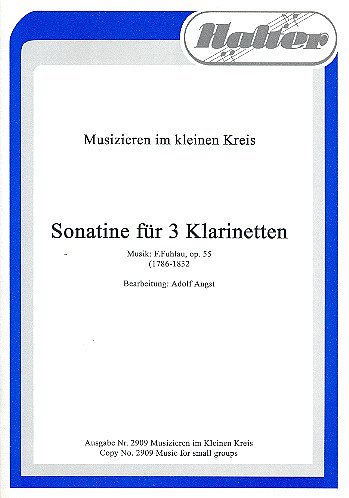 F. Kuhlau: Sonatine op. 55, 3Klar (Pa+St)