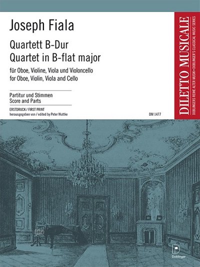 J. Fiala: Quartett B-Dur, Oboe, Violine, Viola, Violoncello