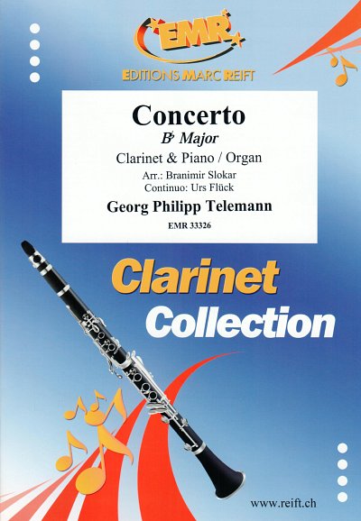 G.P. Telemann: Concerto Bb Major, KlarKlv/Org