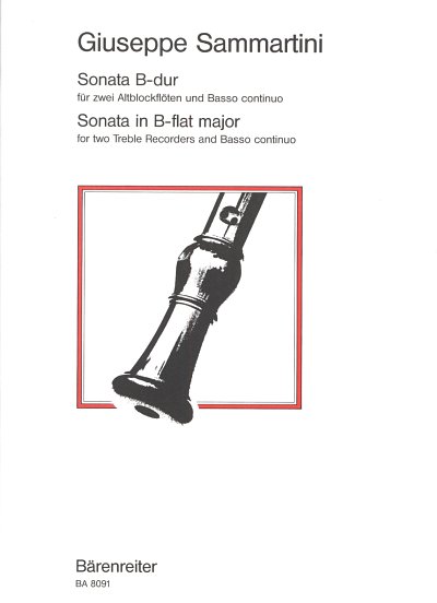 G. Sammartini: Sonate B-Dur, BflBc (SppaSti)