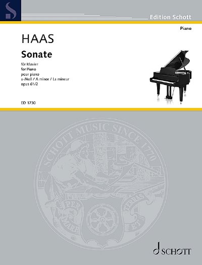 J. Haas: Zwei Sonaten op. 61 , Klav