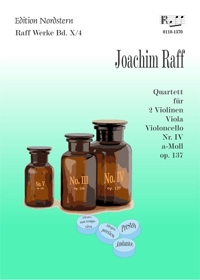 J. Raff: Streichquartett Nr. 4, op. 137, 2VlVaVc (Stsatz)