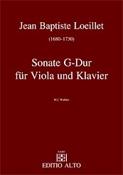 J.-B. Loeillet: Sonate G-Dur, VaKlv (KlavpaSt)