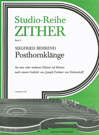 S. Behrend: Studio-Reihe Zither 11. Posthornklänge