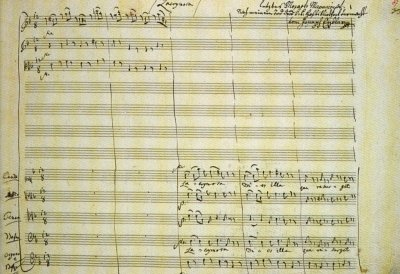 W.A. Mozart: Lacrimosa aus dem Requiem KV 626 (Postkarte)
