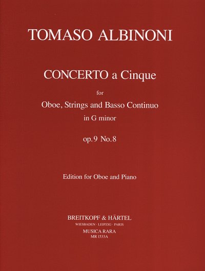 T. Albinoni: Concerto a 5 in g op. 9/8