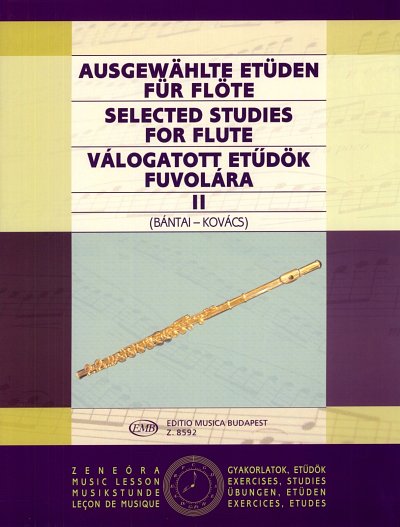 V. Bántai: Ausgewählte Etüden für Flöte II, Fl