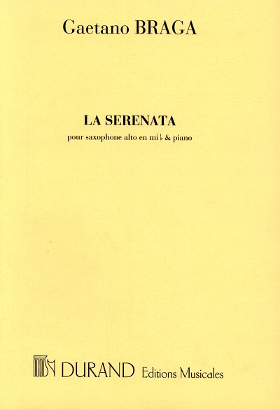 G. Braga: Serenata Saxophone-Piano  (Part.)