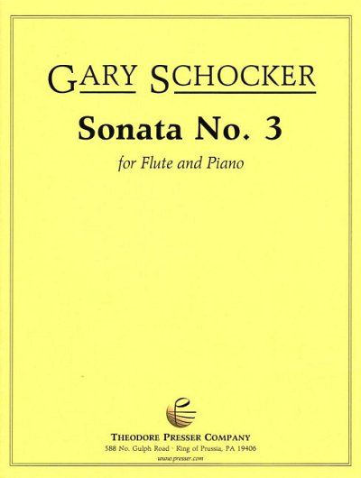 S. Gary: Sonata No. 3, FlKlav (Pa+St)