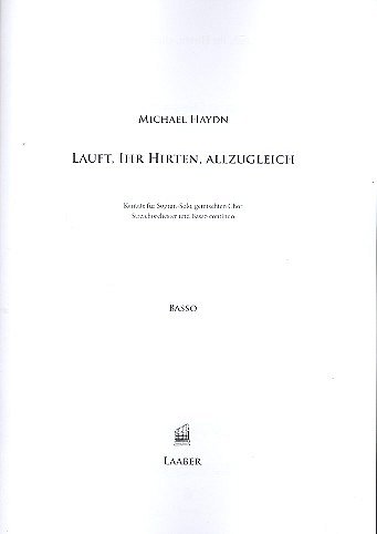 M. Haydn: Lauft Ihr Hirten Allzugleich (VcKb)
