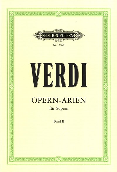 G. Verdi: Ausgewählte Opern-Arien für Sopran 2, GesSKlav