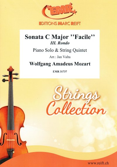 W.A. Mozart: Sonata C Major Facile, 5StrKlav (Pa+St)