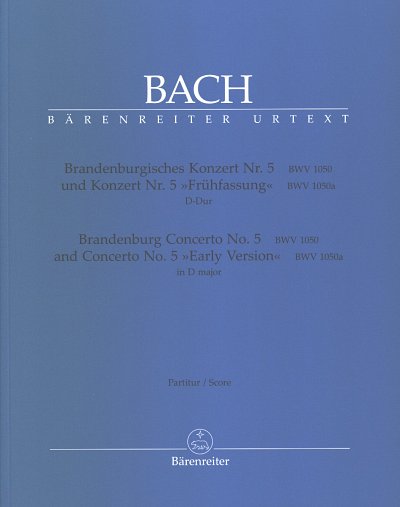 J.S. Bach: Brandenburgisches Konzert Nr. , FlVlStrBc (Part.)