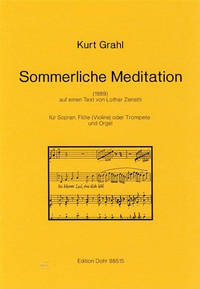 K. Grahl: Sommerliche Meditation (Pa+St)