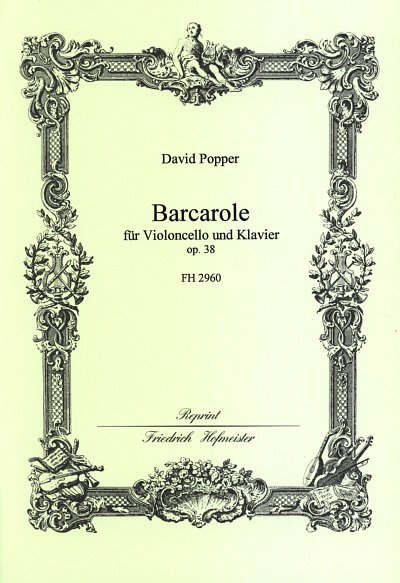 D. Popper: Barcarole op. 38, VcKlav (Pa+St)