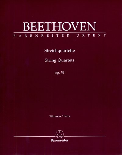 L. v. Beethoven: Streichquartette op. 59, 2VlVaVc (Stsatz)