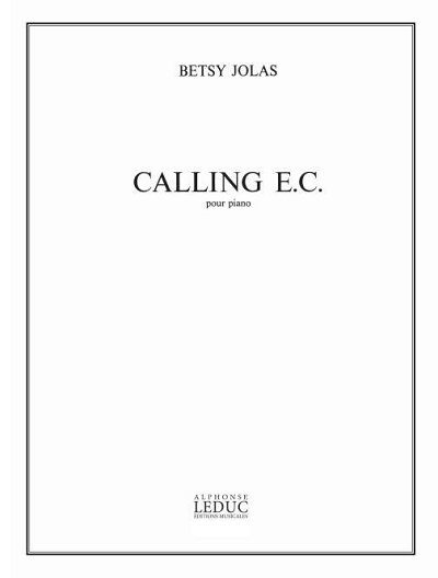 B. Jolas: Calling E.C., Klav