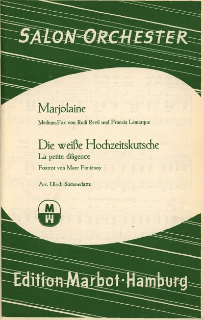 Lemarque + Fontenoy: Marjolaine + Die Weisse Hochzeitskutsche