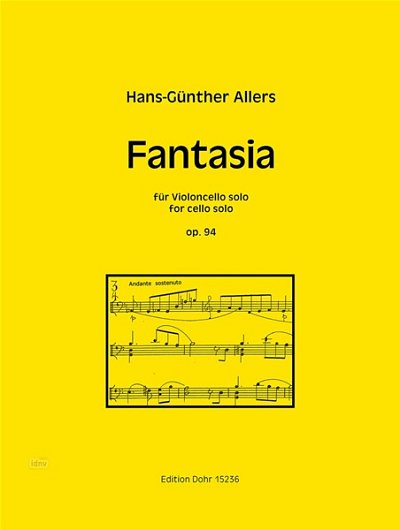 H. Allers: Fantasia op. 94, Vc (Part.)